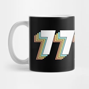 Lucky 777 Retro Style Mug